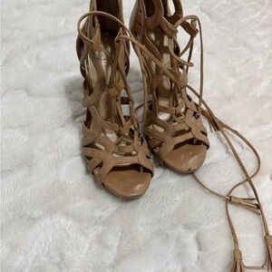 Jessica Simpson Brown Strappy Heels